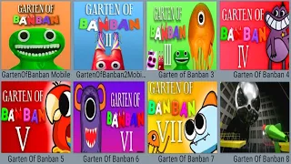 Garten Of Banban 8,Garten Banban 7,Garten banban 6,Banban 5,Garten Banban 4,Garten Banban3,Garten2,1