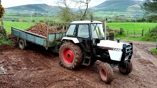 Case 1494 David Brown Stainless Exhaust Hauling Loads