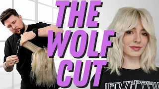 The HIDDEN section WOLF CUT salon version hair cut trend 2023