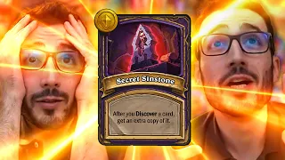 THE MOST INSANE SECRET SINSTONE MATCH | Rdu Hearthstone Battlegrounds