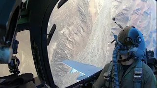 A-10 Cockpit Strafing Run