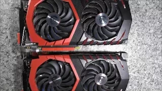 Прогар MSI GTX1080 ремонтируем