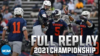 Virginia vs. Maryland: 2021 NCAA men's lacrosse championship | FULL REPLAY