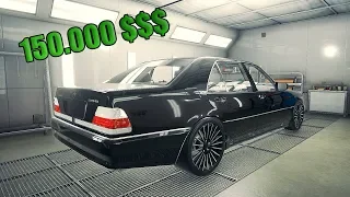 КУПИЛ НА АУКЦИОНЕ МЕРСЕДЕС 90х S600 W140 - CAR MECHANIC SIMULATOR 2018