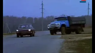 Под полярной звездой (2002) 4 серия - car chase scene
