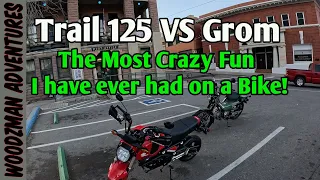 Crazy Fun on The Honda Trail 125 & Grom Bisbee Arizona #grom  #ct125 #honda