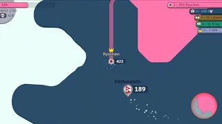 Paper.io (World Conflict) to score 2351 (96th 100%!!!)