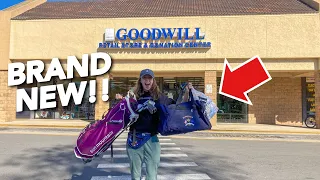 WE FOUND ALL OF THIS CHEAP GOLF GEAR AT GOODWILL