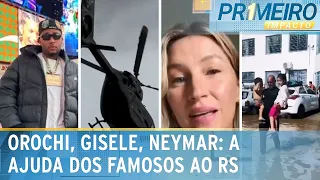 Celebridades se mobilizam para enviar ajuda ao Rio Grande do Sul | Primeiro Impacto (09/05/24)