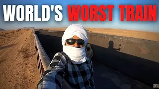 WORLD's WORST TRAIN JOURNEY in AFRICA | MAURITANIA 🇲🇷