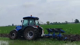 solis 110 hp mud ploughing.