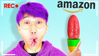 BUYING 100 BANNED AMAZON PRODUCTS! (LANKYBOX REACTION!)