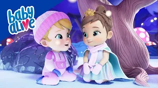 Baby Alive Official 👑 Princess Ellie Doll Goes Missing! 🌨 Kids Videos 💕