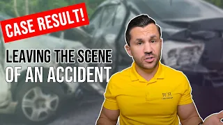 Case Result! Leaving the Scene of an Accident