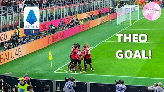 Milan  2-0 Venezia Goal Celebrations Theo Live HD