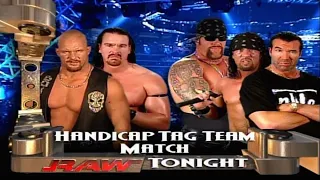 Stone Cold What? & Bradshaw Vs The Undertaker & NWO 4/15/2002