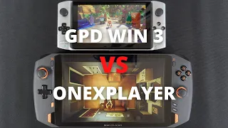 GPD Win 3 vs ONEXPLAYER 1S compared - Overview, benchmarks and performance on the handheld gaming PC