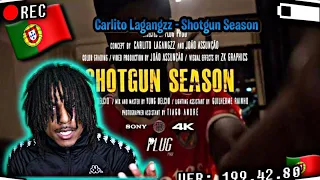 He Said What😳🔥??!!! AMERICAN REACTS TO: Carlito Lagangzz - Shotgun Season | Portugal Drill🇵🇹🔥