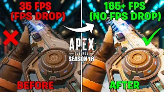 APEX LEGENDS SEASON 16 Low End PC FPS BOOST GUIDE! [165+ FPS]