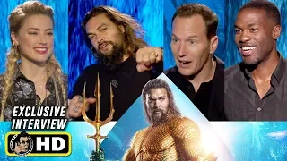 Jason Momoa, Amber Heard, Patrick Wilson, James Wan & more - Exclusive Aquaman Interviews