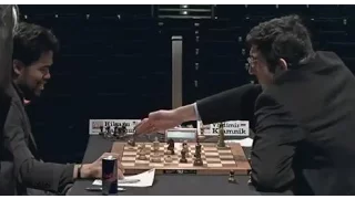 Kramnik calculates 15moves ahead against a tremendous Nakamura Round 5 London Chess Classic 2016
