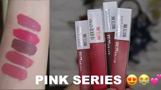 NEW ! MAYBELLINE SUPERSTAY MATTE INK PINK EDITION 😭💕 | NUDE PINKNYA BAGUS 😍 | Maria Soelisty