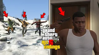 GTA 5 - All 5 Endings! (A,B,C,Secret,BETA)