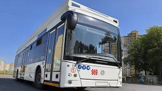 Подробный обзор троллейбуса/электробуса УТТЗ - 6241.01 "Горожанин". Чебоксары.