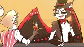 A new drinking buddy! - Hazbin Hotel comic dub