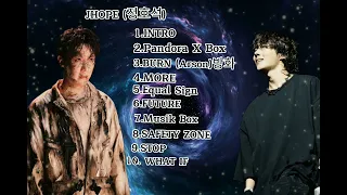 Playlist 2022 Jhope "Jack in The box" ,Album solo