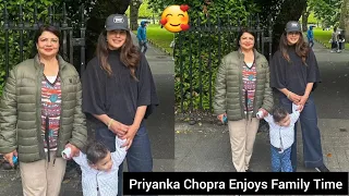 Priyanka Chopra Enjoys Family Time With Daughter Malti & Mother Madhu Chopra In Ireland