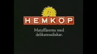 Hemköp framtidsmardröm  TV3 reklam 26 sep 1994