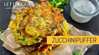 Zucchini Bratling mit Minzjoghurt Vegetarisch, und einfach lecker!