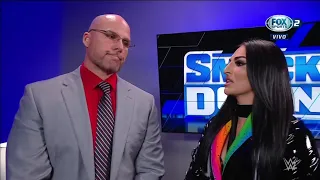 Sonya Deville confronta a Adam Pearce en Backstage - WWE Smackdown 24/06/2022 (En Español)