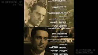 Once Upon A Time In America: US Theatrical Cut Reconstructed Closing Credits 4K Comparison