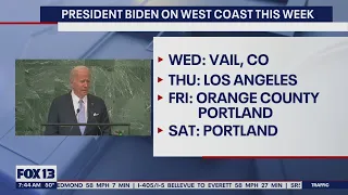 President Biden to visit the West Coast this week | FOX 13 Seattle