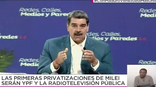 "Ganó la extrema derecha neonazi en Argentina", dice Maduro tras triunfo de Milei | AFP