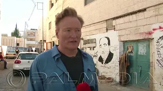 @teamcoco tours the #WestBank & #Bethlehem.... #Palestinian #Conan