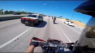 BIKERS VS COPS - Best Motorcycle & Dirtbike Police Chase Compilation #20 - FNF