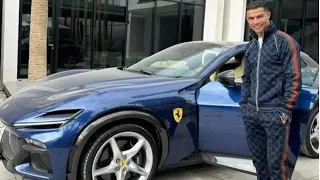 Cristiano Ronaldo new Ferrari 😳😳😳
