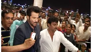 Anil Kapoor spotted at Mumbai Airport leaving for IIFA Awards 2015 press conference.