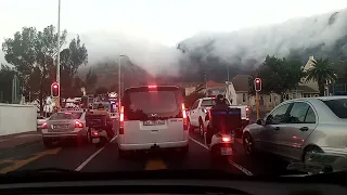 kloof nek to N1 in cape Town south africa