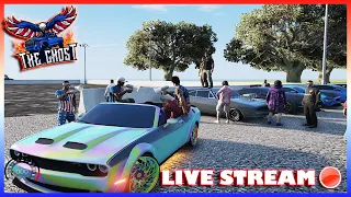 GTA5 RP - 4TH OF JULY CAR SHOW AND BURNOUT COMP!! - LIVE STREAM RECAP