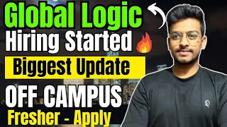 Glaobal Logic, Zebra, Honeywell Biggest Hiring | OFF Campus Drive For 2024, 2023, 2022 Batch | Jobs