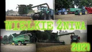 ⁉️ŻNIWA NA 2 KOMBAJNY⁉️| 2× JOHN DEERE S690i , New Holland , John Deere   /  Big Harvest in Poland.