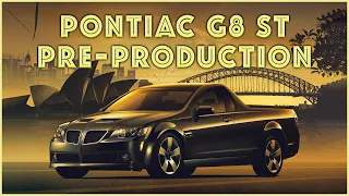 The 2008 Pontiac G8 ST Pre-Production: The Car That Never Made it to Production