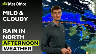 04/02/24 – Milder air extending further north – Afternoon Weather Forecast UK – Met Office Weather