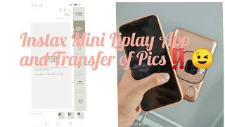 How to transfer photos and Instax Mini Liplay App quick guide‼️