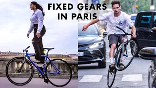 🚴‍♂️🇫🇷 Exploring Paris On FIXIES - Navigating Traffic In Style