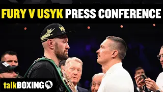 TYSON FURY V OLEKSANDR USYK ANNOUNCEMENT PRESS CONFERENCE LIVE 🥊 | talkSPORT Boxing